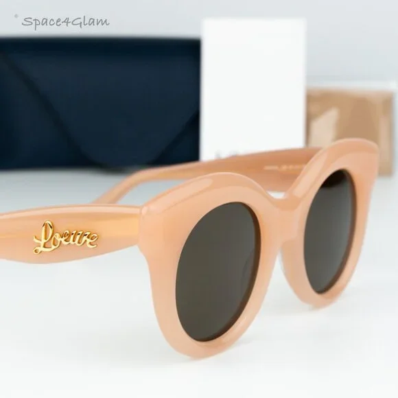 Loewe Women Sunglasses Pink Nude Brown Cat Eye LW40126I 72E  display picture 3